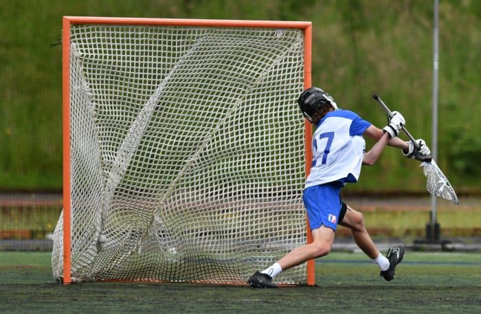 Oregon high school boys lacrosse 2022 all star game Taylor Balkom 45